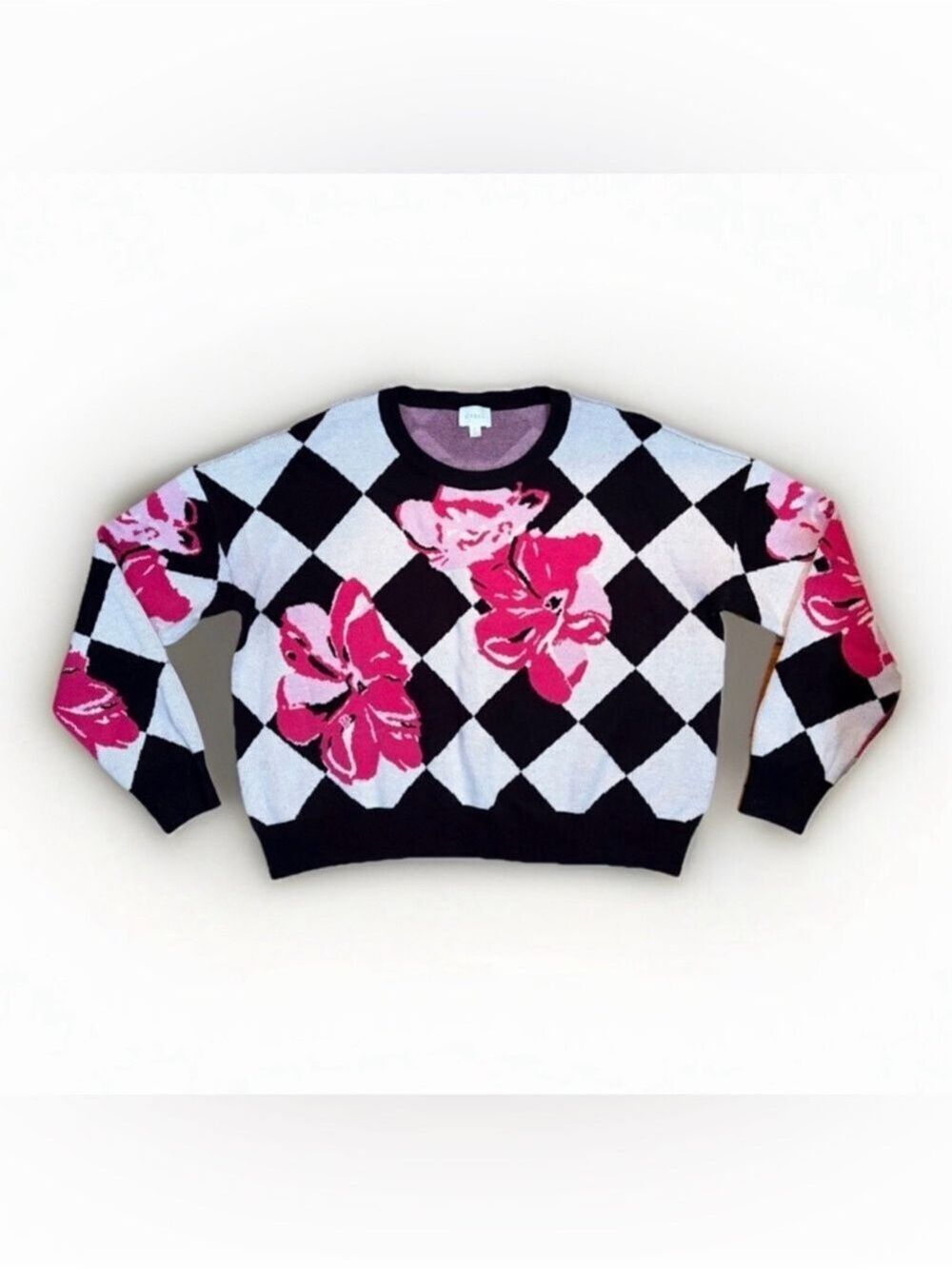 Cyrus Floral Soft Knit Sweater - Large